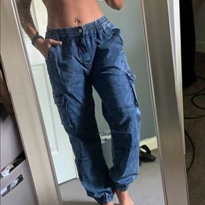 Puffy Jogger Jeans